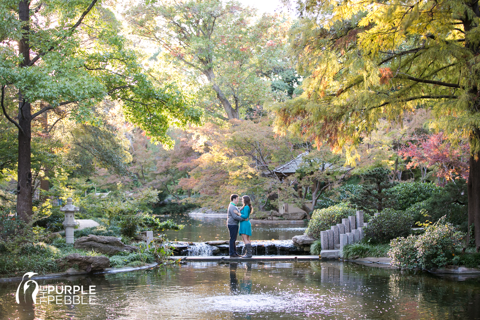 Japanese Gardens Engagement Session