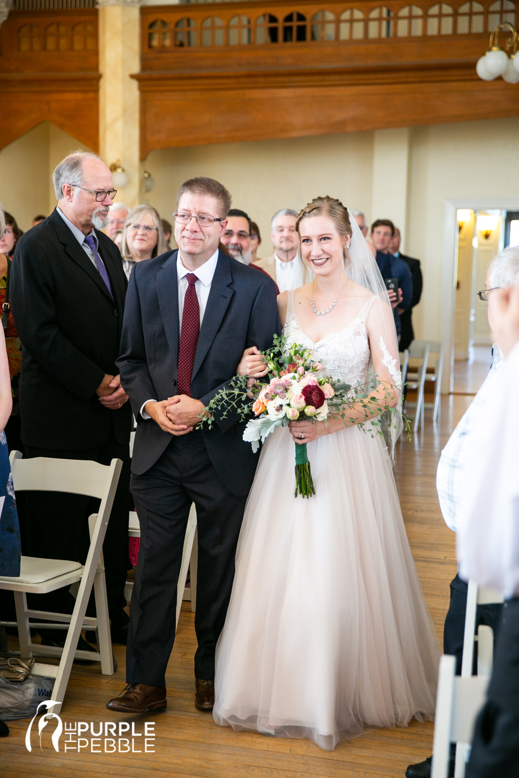 Bride Walking Down Aisle with Dad