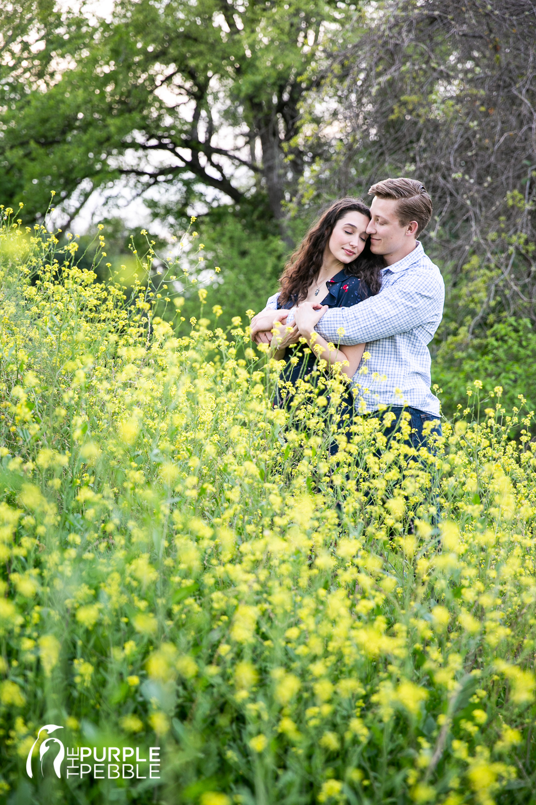 Wildflower Engagement Session