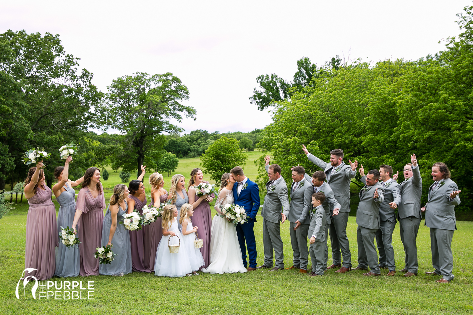 Large Wedding Party Pictures