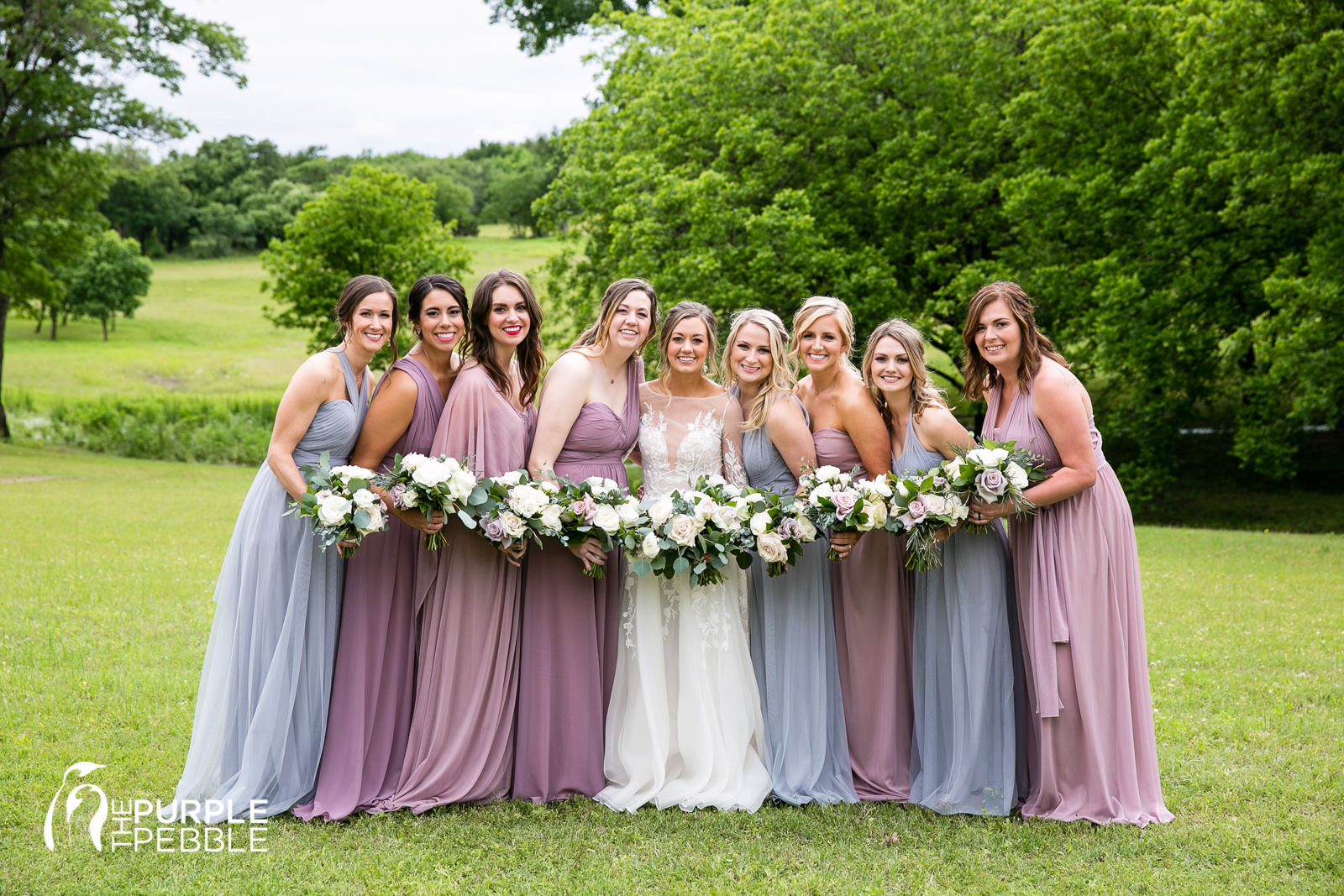 Bridesmaids Different Color Dresses