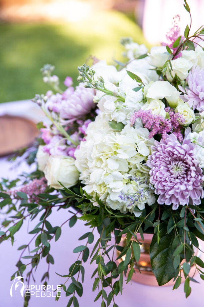 Purple Wedding Florals
