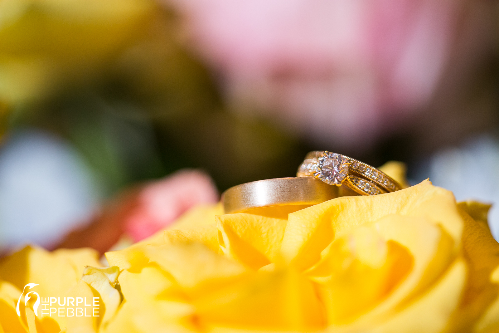 Gold Wedding Engagement Rings