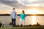Dallas Engagement Session Sunset White Rock Lake