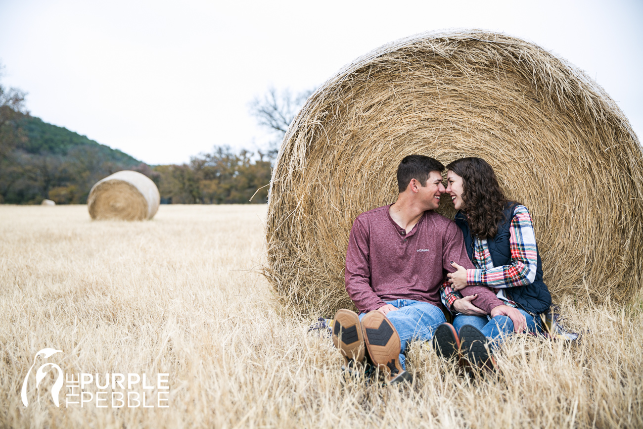 Country fall outdoor engagement session