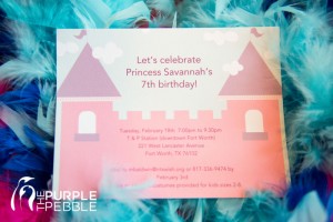 princess birthday invitation t&p station