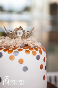gorgeous gold and silver princess wedding cake t&p station