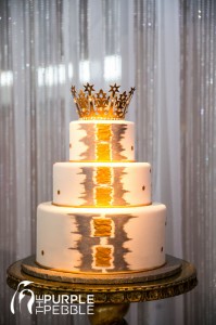 gorgous gold and silver princess wedding cake t&p station