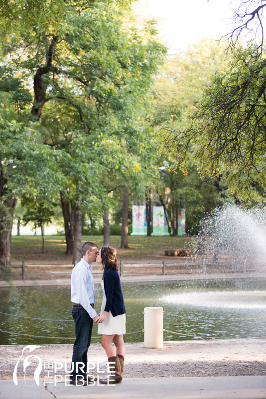 fort worth park engagement pictures