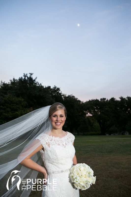 lee park sunset bridal portrait dallas texas