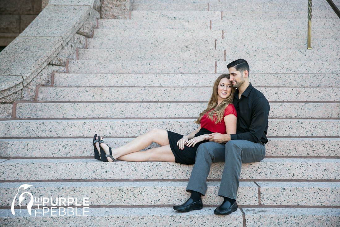 Romantic Downtown Fort Worth Engagements