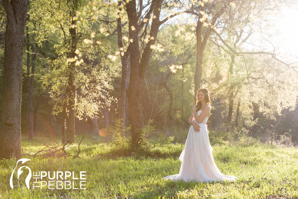ethereal outdoor sunsoaked bridal session