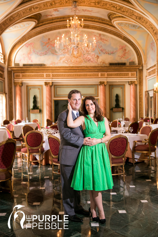 The French Room The Adolphus Hotel Engagement Session Dallas