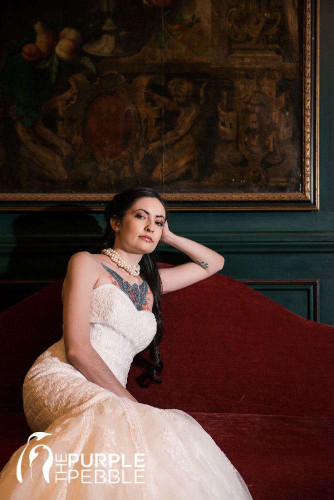 tattooed bridal fashion photography